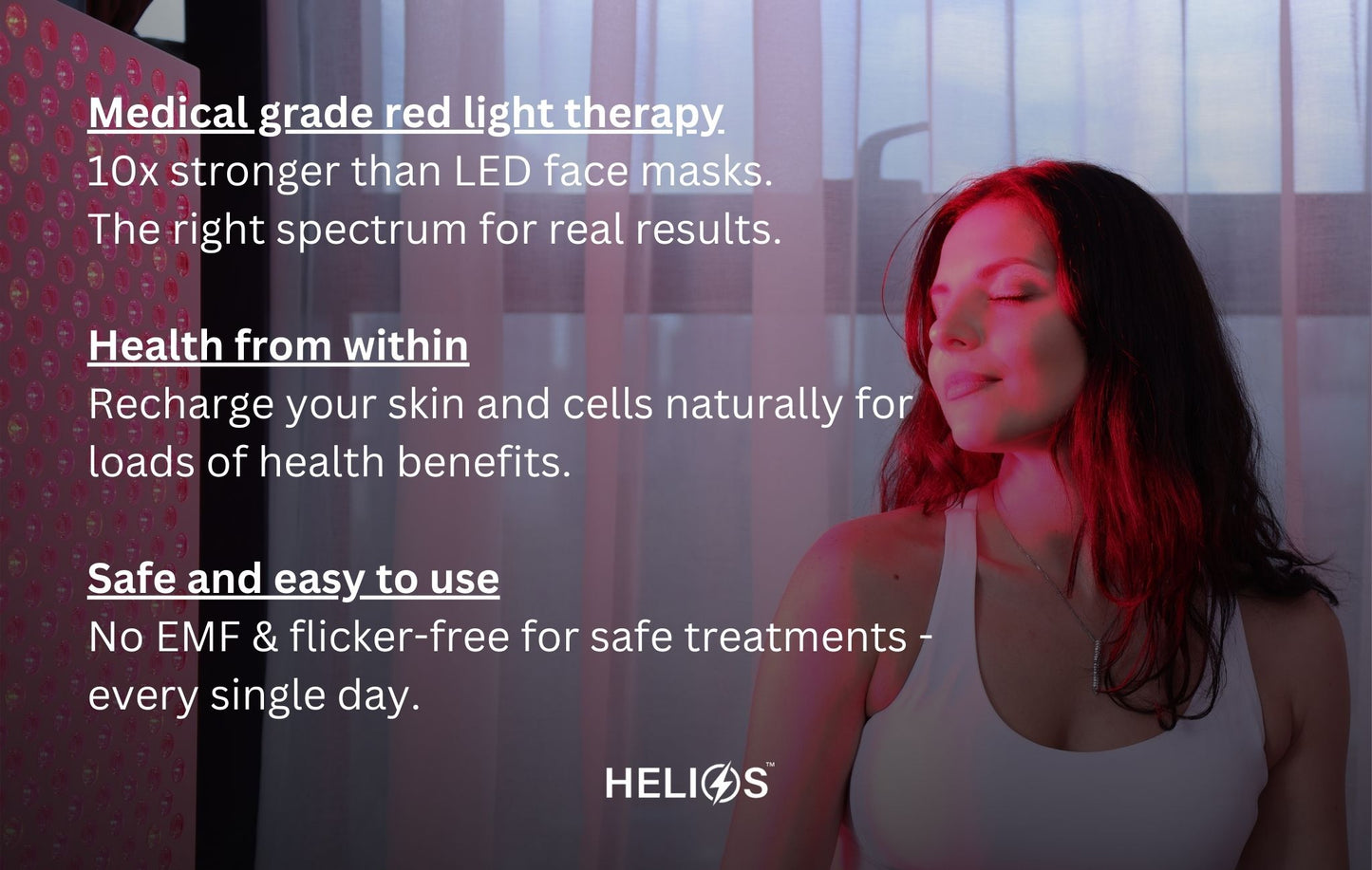Helios ClinicPro™ 1500W Rood Lichttherapie Lamp